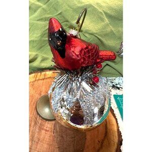NWT Dillards Southern Living Miracle & Wonder Collection Cardinal Ornament